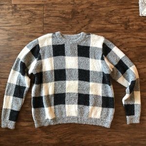 Francesca’s checkered sweater